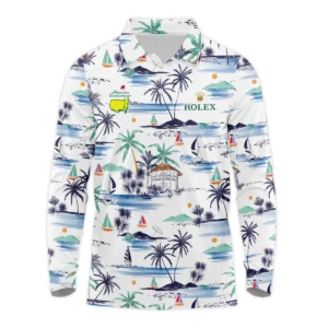 Artistic Seamless Summer Island Pattern Masters Tournament Rolex Hoodie Shirt Style Classic Hoodie Shirt