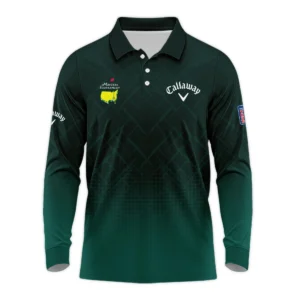 Callaway Masters Tournament Sport Jersey Pattern Dark Green Hoodie Shirt Style Classic Hoodie Shirt