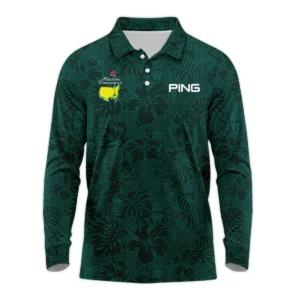 Hibiscus And Tropical Leaves With Tribal Elements Pattern Golf Masters Tournament Ping Hoodie Shirt Style Classic Hoodie Shirt