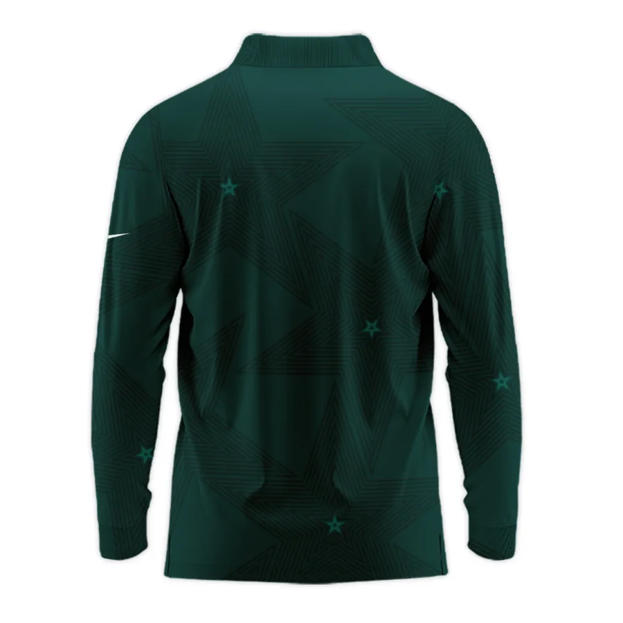 Stars Dark Green Golf Masters Tournament Nike Long Polo Shirt Style Classic Long Polo Shirt For Men