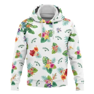 Callaway Hawaiian Flower Zipper Hoodie Shirt Style Classic Zipper Hoodie Shirt