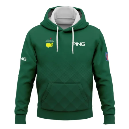 Masters Tournament Ping Gradient Dark Green Pattern Hoodie Shirt Style Classic Hoodie Shirt