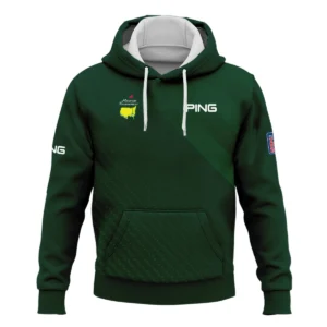 Ping Gradient Dark Green Abstract Pattern Masters Tournament Zipper Hoodie Shirt Style Classic Zipper Hoodie Shirt