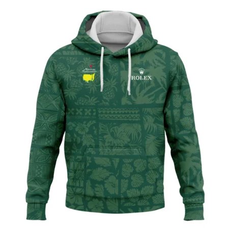 Masters Tournament Rolex Hawaiian Style Fabric Patchwork Hoodie Shirt Style Classic Hoodie Shirt