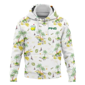 Ping Landscape With Palm Trees Beach And Oceann Masters Tournament Zipper Hoodie Shirt Style Classic Zipper Hoodie Shirt