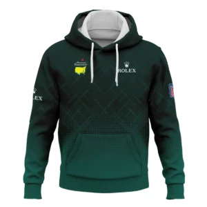 Rolex Masters Tournament Sport Jersey Pattern Dark Green Zipper Hoodie Shirt Style Classic Zipper Hoodie Shirt