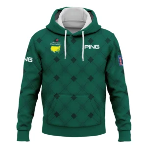 Golf Masters Tournament Green Argyle Pattern Ping Zipper Hoodie Shirt Style Classic Zipper Hoodie Shirt