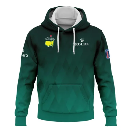 Gradient Dark Green Geometric Pattern Masters Tournament Rolex Hoodie Shirt Style Classic Hoodie Shirt