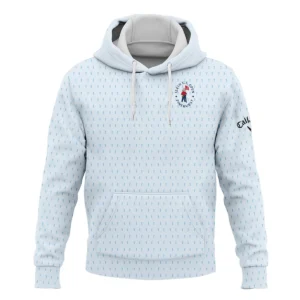 Golf Pattern Cup Light Blue Green 124th U.S. Open Pinehurst Callaway Zipper Hoodie Shirt Style Classic Zipper Hoodie Shirt