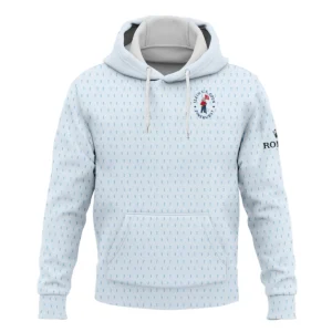 Golf Pattern Cup Light Blue Green 124th U.S. Open Pinehurst Rolex Zipper Hoodie Shirt Style Classic Zipper Hoodie Shirt