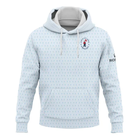 Golf Pattern Cup Light Blue Green 124th U.S. Open Pinehurst Rolex Hoodie Shirt Style Classic Hoodie Shirt