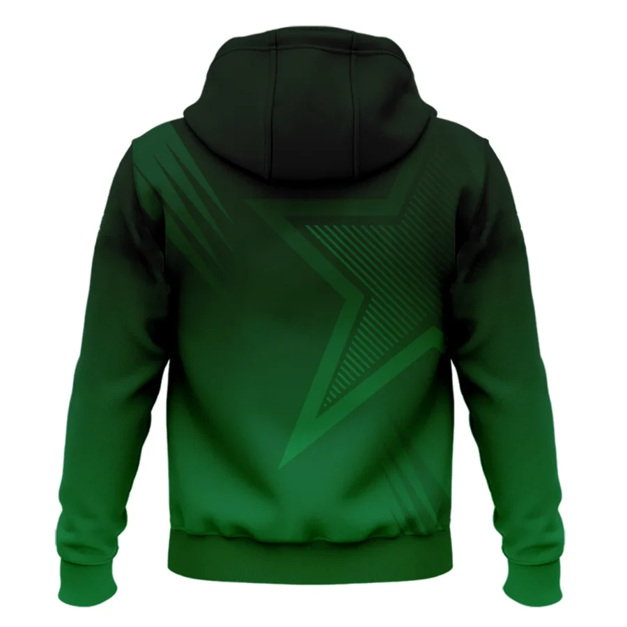 Masters Tournament Star Dark Green Pattern Zipper Hoodie Shirt Style Classic Zipper Hoodie Shirt