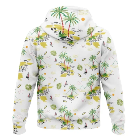Callaway Landscape With Palm Trees Beach And Oceann Masters Tournament Zipper Hoodie Shirt Style Classic Zipper Hoodie Shirt
