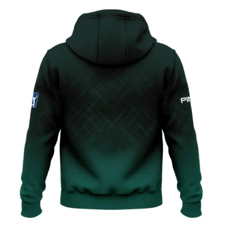 Ping Masters Tournament Sport Jersey Pattern Dark Green Zipper Hoodie Shirt Style Classic Zipper Hoodie Shirt