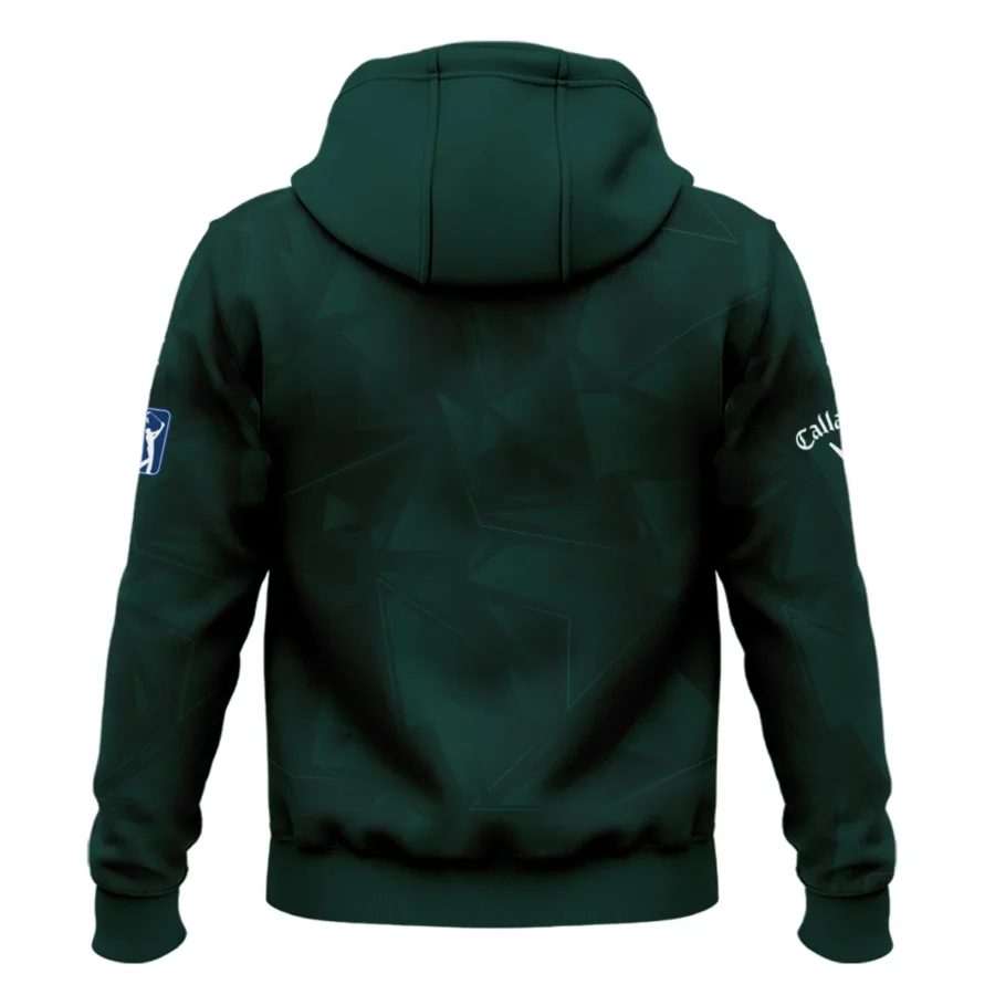 Dark Green Abstract Sport Masters Tournament Callaway Zipper Hoodie Shirt Style Classic Zipper Hoodie Shirt