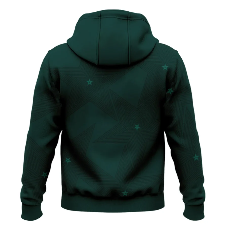 Stars Dark Green Golf Masters Tournament Zipper Hoodie Shirt Style Classic Zipper Hoodie Shirt