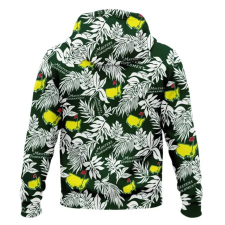 Hawaiian Tropical Leaves Pattern Golf Masters Tournament Zipper Hoodie Shirt Style Classic Zipper Hoodie Shirt