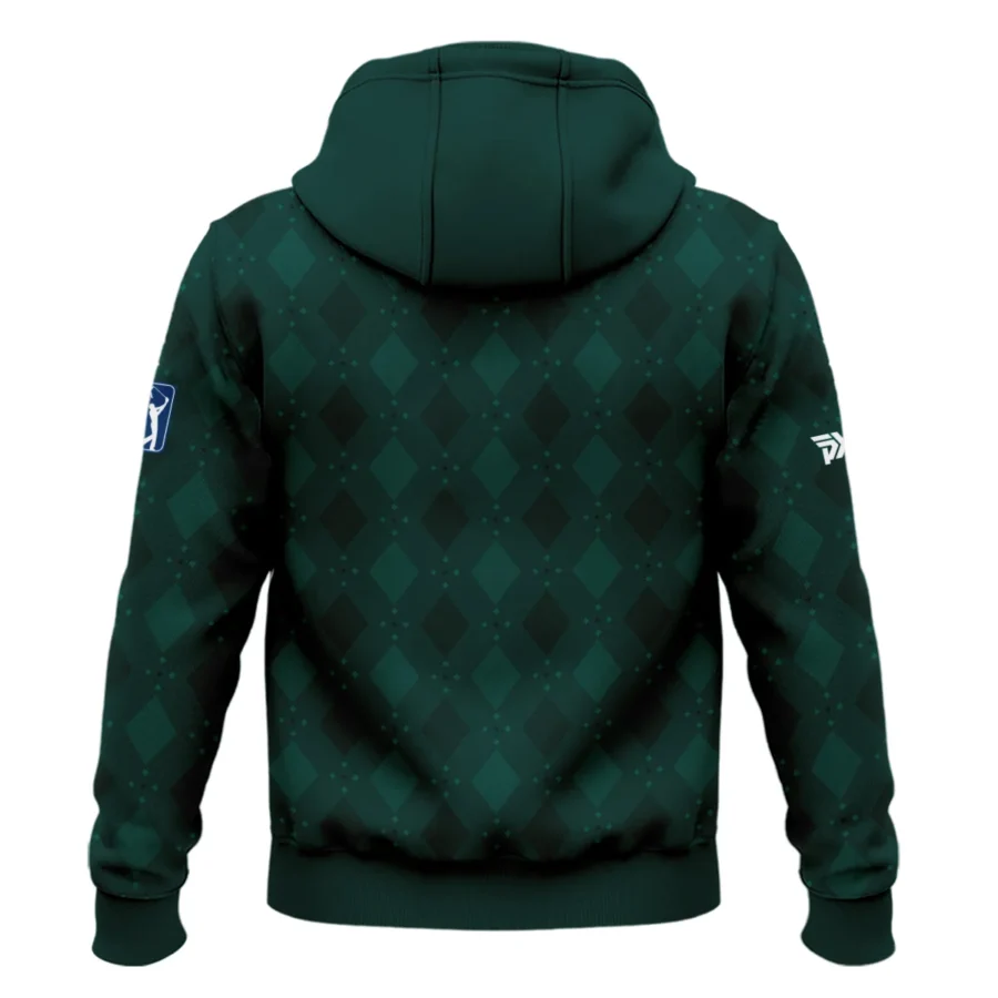 Dark Green Argyle Plaid Pattern Golf Masters Tournament Hoodie Shirt Style Classic Hoodie Shirt