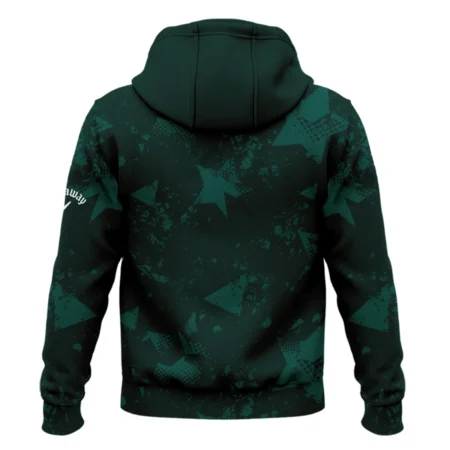 Dark Green Grunge Stars Pattern Golf Masters Tournament Callaway Hoodie Shirt Style Classic Hoodie Shirt