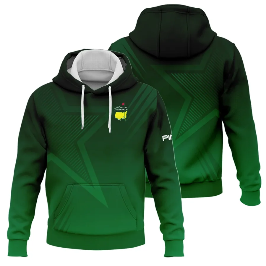 Masters Tournament Ping Star Dark Green Pattern Hoodie Shirt Style Classic Hoodie Shirt