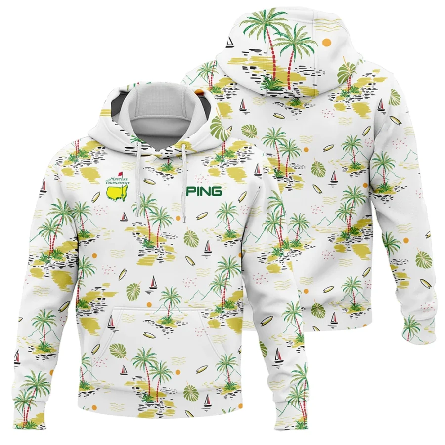 Ping Landscape With Palm Trees Beach And Oceann Masters Tournament Hoodie Shirt Style Classic Hoodie Shirt