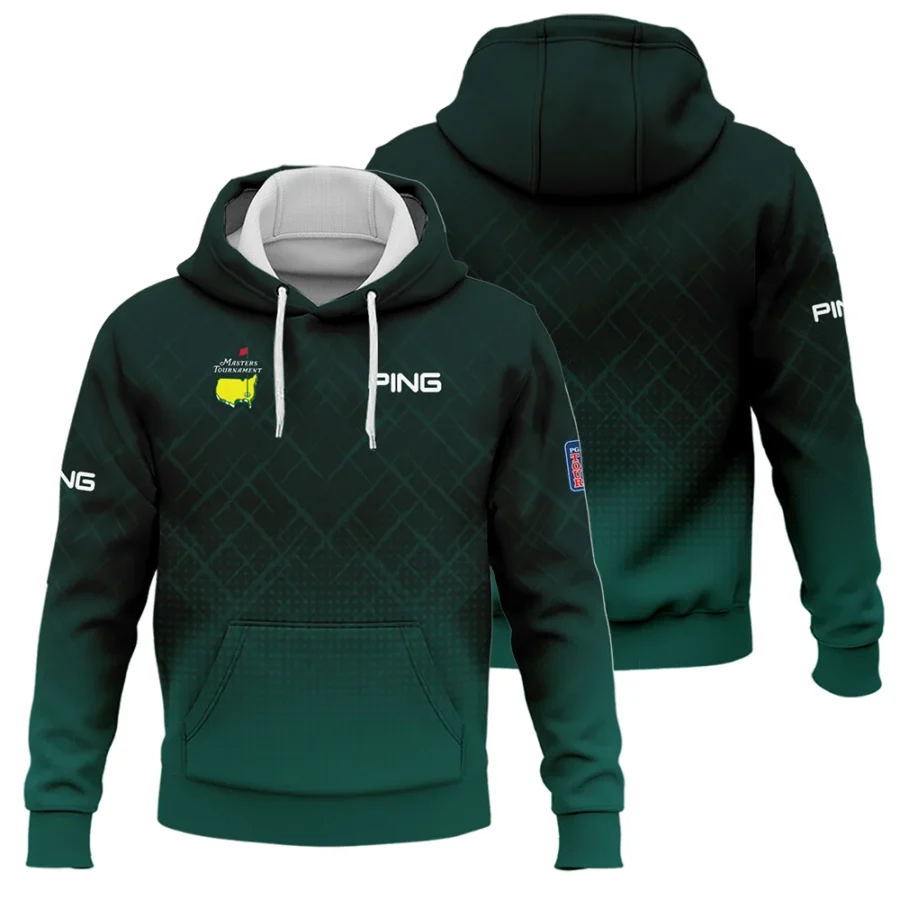 Ping Masters Tournament Sport Jersey Pattern Dark Green Hoodie Shirt Style Classic Hoodie Shirt