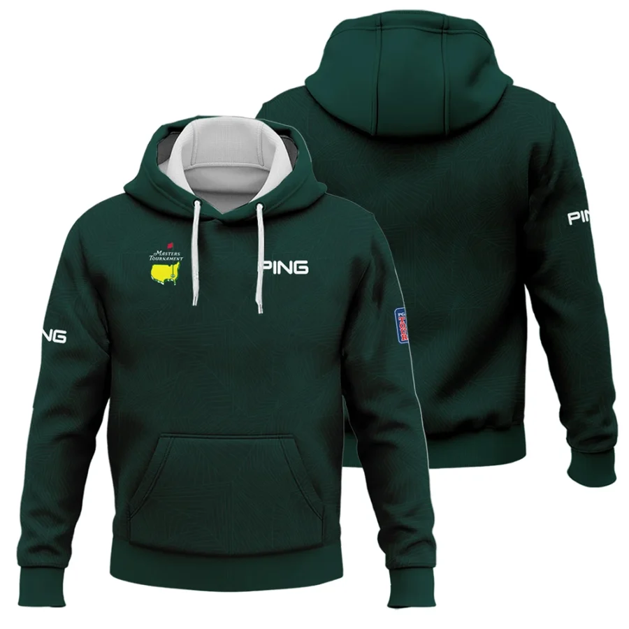 Masters Tournament Ping Pattern Sport Jersey Dark Green Hoodie Shirt Style Classic Hoodie Shirt