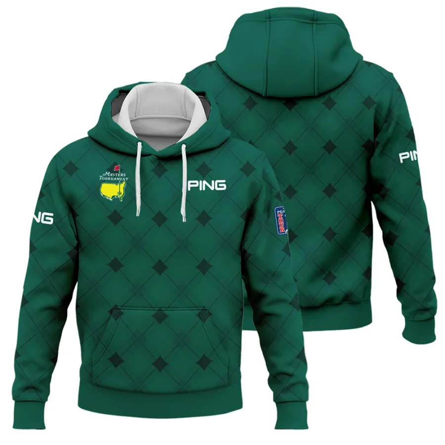 Golf Masters Tournament Green Argyle Pattern Ping Hoodie Shirt Style Classic Hoodie Shirt