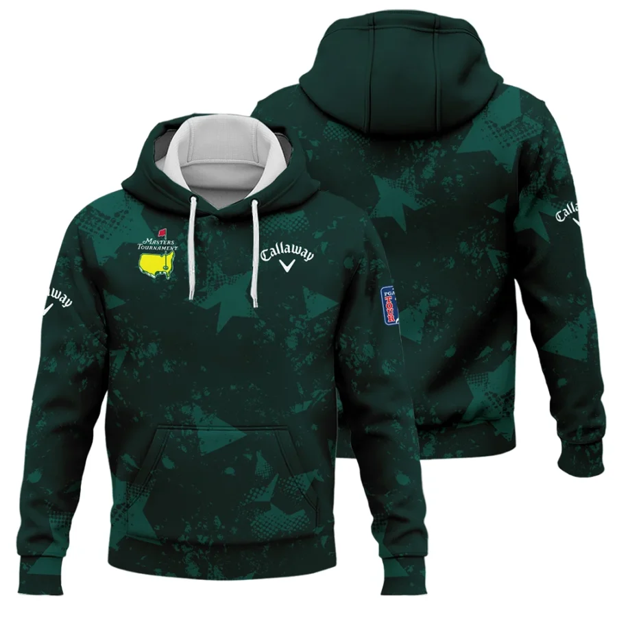 Dark Green Grunge Stars Pattern Golf Masters Tournament Callaway Hoodie Shirt Style Classic Hoodie Shirt