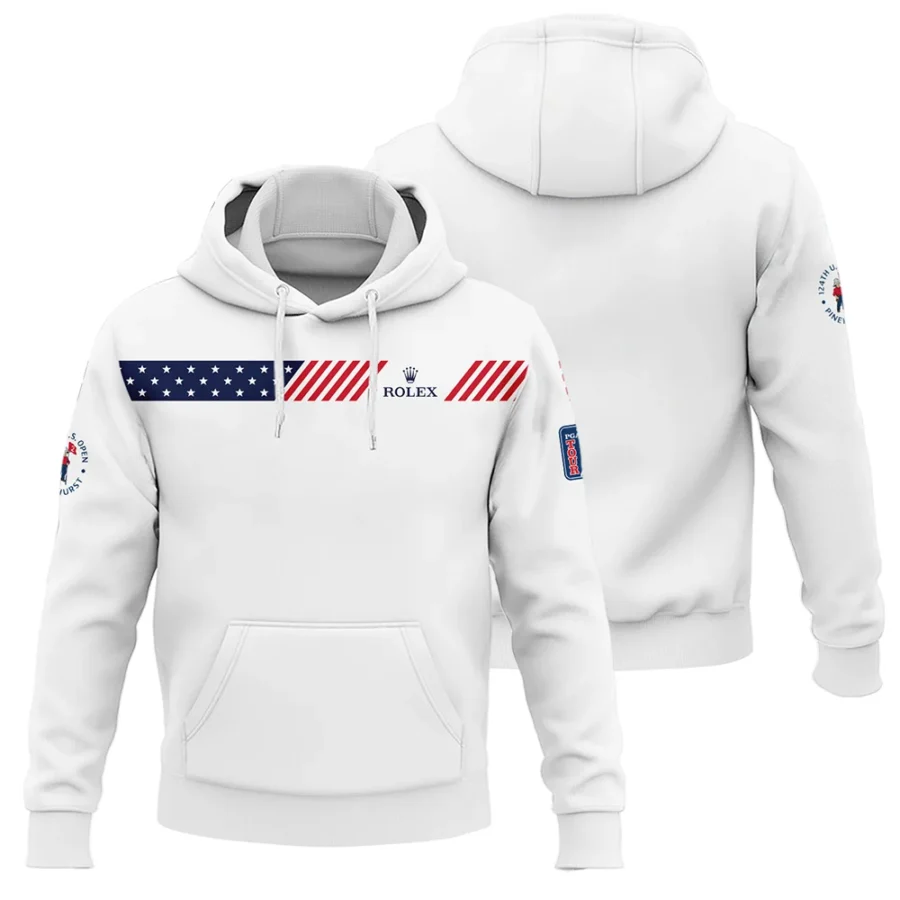 Golf Sport Flag American 124th U.S. Open Pinehurst Rolex Hoodie Shirt Style Classic Hoodie Shirt