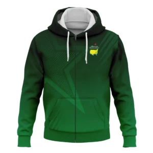 Masters Tournament Star Dark Green Pattern Quarter-Zip Jacket Style Classic Quarter-Zip Jacket