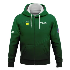 Masters Tournament Stripe Gradient Dark Green Abstract Pattern Ping Quarter-Zip Jacket Style Classic Quarter-Zip Jacket