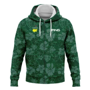 Masters Tournament Ping Tileable Seamless Hawaiian Pattern Quarter-Zip Jacket Style Classic Quarter-Zip Jacket