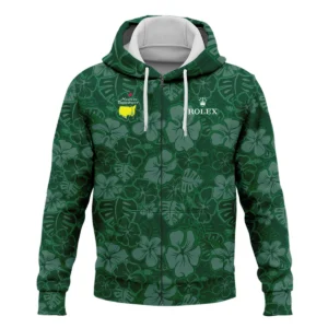 Masters Tournament Rolex Tileable Seamless Hawaiian Pattern Quarter-Zip Jacket Style Classic Quarter-Zip Jacket