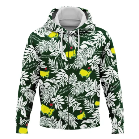 Hawaiian Tropical Leaves Pattern Golf Masters Tournament Zipper Hoodie Shirt Style Classic Zipper Hoodie Shirt