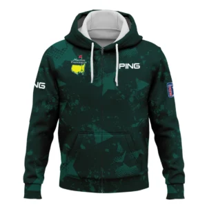 Dark Green Grunge Stars Pattern Golf Masters Tournament Ping Hoodie Shirt Style Classic Hoodie Shirt