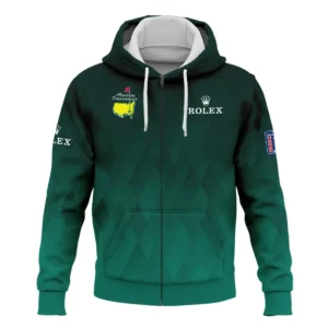 Gradient Dark Green Geometric Pattern Masters Tournament Rolex Hoodie Shirt Style Classic Hoodie Shirt