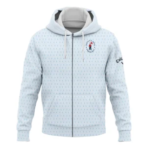 Golf Pattern Cup Light Blue Green 124th U.S. Open Pinehurst Callaway Quarter-Zip Jacket Style Classic Quarter-Zip Jacket