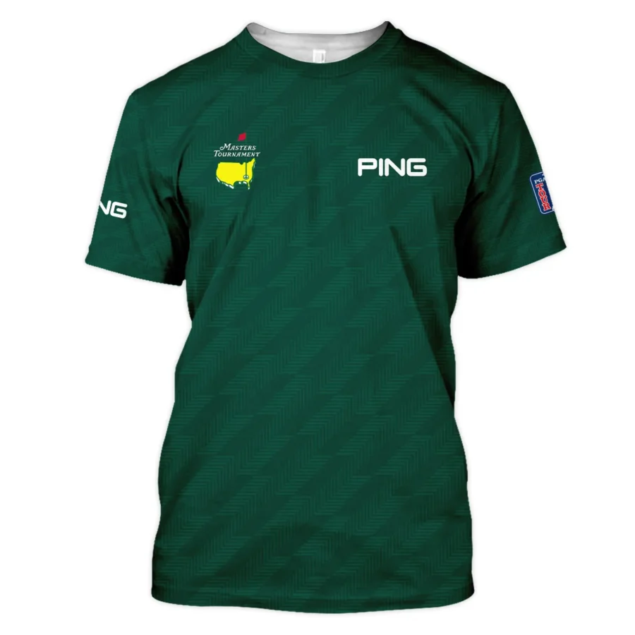 Masters Tournament Ping Star Dark Green Pattern Unisex T-Shirt Style Classic T-Shirt