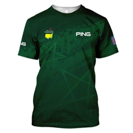 Stars Gradient Dark Green Grunge Pattern Masters Tournament Ping Unisex T-Shirt Style Classic T-Shirt