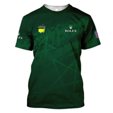 Stars Gradient Dark Green Grunge Pattern Masters Tournament Rolex Unisex T-Shirt Style Classic T-Shirt