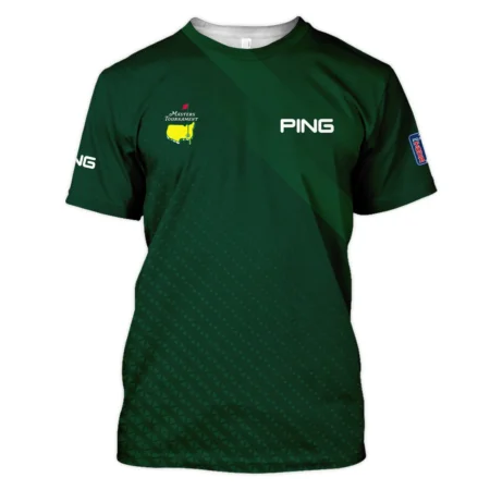 Ping Gradient Dark Green Abstract Pattern Masters Tournament Unisex T-Shirt Style Classic T-Shirt