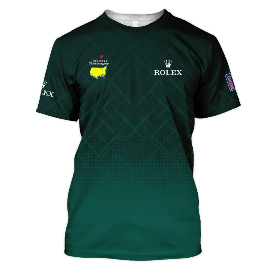 Rolex Masters Tournament Sport Jersey Pattern Dark Green Unisex T-Shirt Style Classic T-Shirt