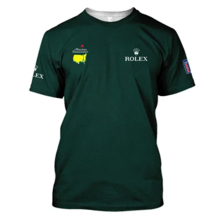 Masters Tournament Rolex Pattern Sport Jersey Dark Green Unisex T-Shirt Style Classic T-Shirt