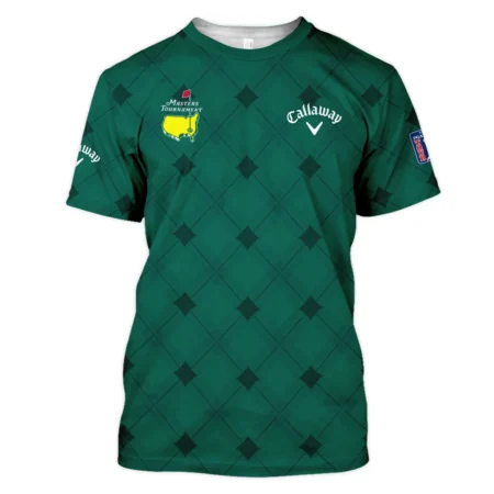 Golf Masters Tournament Green Argyle Pattern Callaway Unisex T-Shirt Style Classic T-Shirt