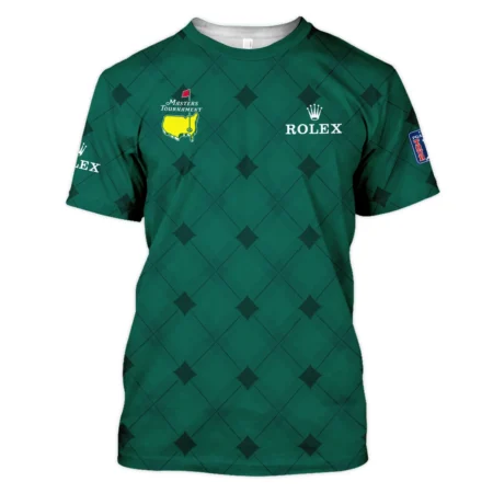 Golf Masters Tournament Green Argyle Pattern Rolex Unisex T-Shirt Style Classic T-Shirt