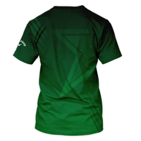 Masters Tournament Callaway Star Dark Green Pattern Unisex T-Shirt Style Classic T-Shirt