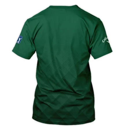 Masters Tournament Callaway Gradient Dark Green Pattern Unisex T-Shirt Style Classic T-Shirt