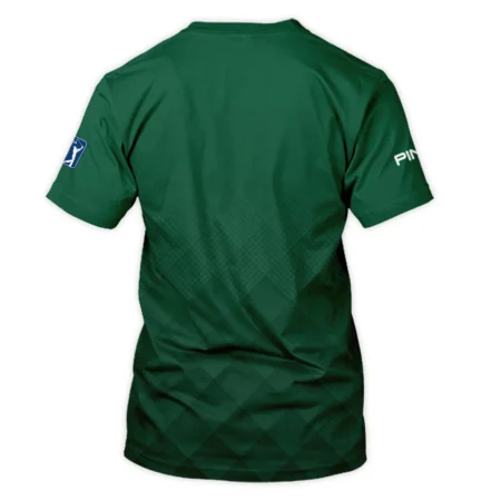 Masters Tournament Ping Gradient Dark Green Pattern Unisex T-Shirt Style Classic T-Shirt