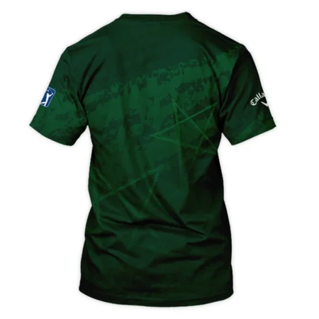 Stars Gradient Dark Green Grunge Pattern Masters Tournament Callaway Unisex T-Shirt Style Classic T-Shirt